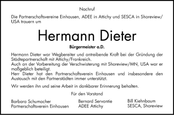 Traueranzeige von Hermann Dieter von Bergsträßer Anzeiger