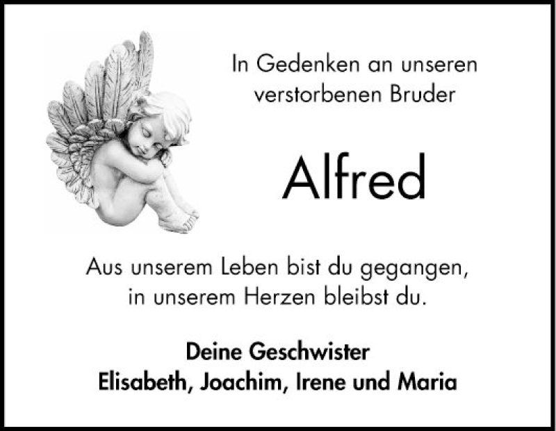  Traueranzeige für Alfred Mateja vom 17.07.2020 aus Bergsträßer Anzeiger