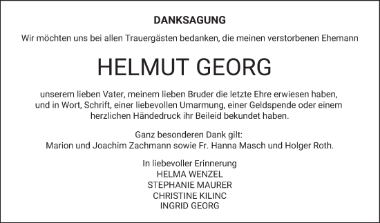 Traueranzeige von Helmut Georg von Bergsträßer Anzeiger